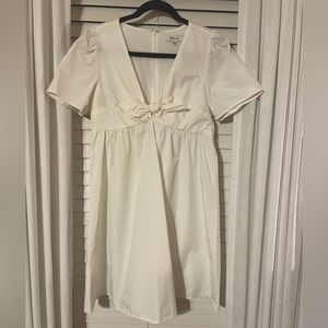 Madewell Babydoll Dress White